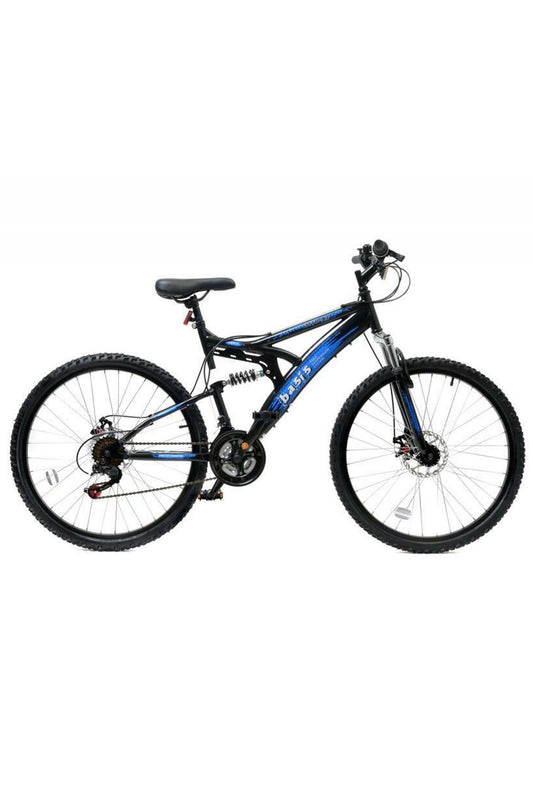 Bata Basis 1 26 Full Sus Mountain Bike 18 Frame(18/Black/Blue)