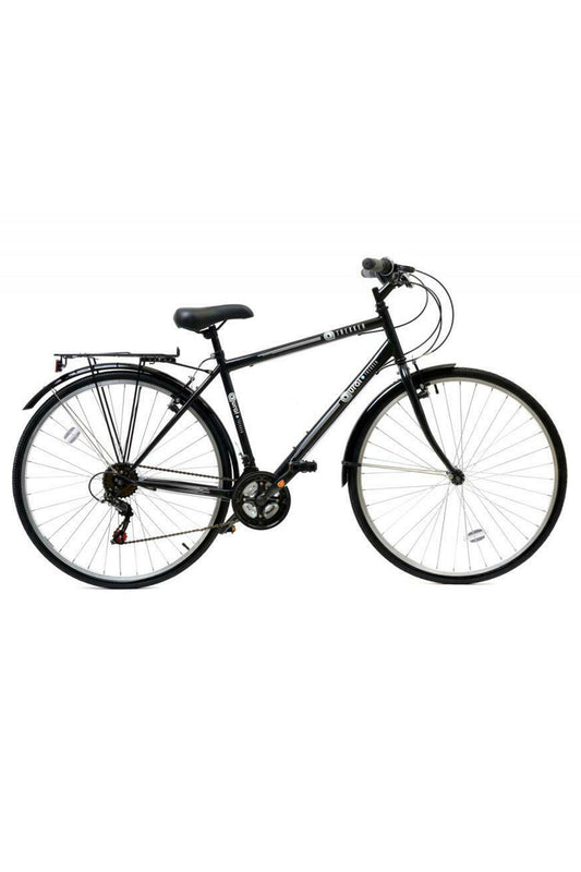 Bata Aurai Trekker 700c Crossbar Hybrid Bicycle(19/Black)